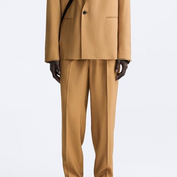 ZARA MENS SLIM FIT SUIT TROUSERS SIZE 38 USA 30 - Picture 2 of 9